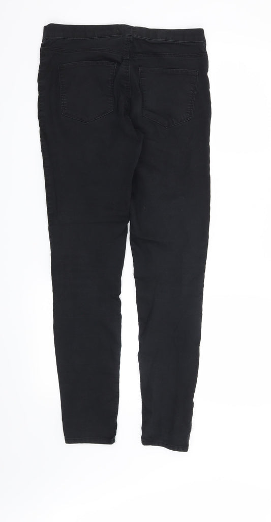 Womens UK Size 10 H&M Regular Fit Jegging Black Jeans