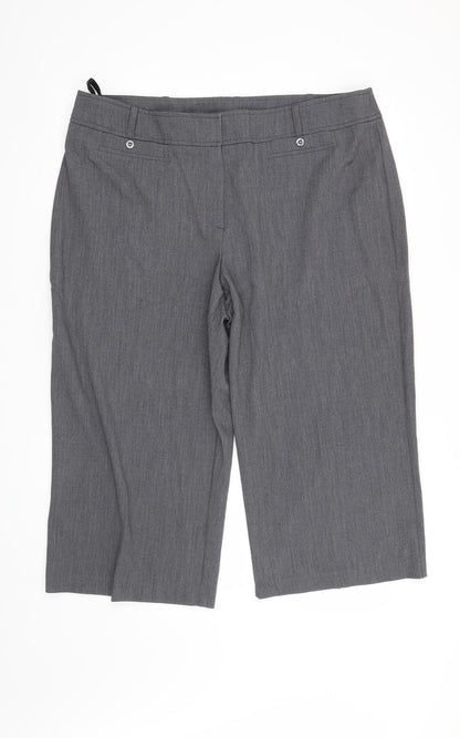 Womens UK Size 18 BHS Regular Fit  Grey Trousers