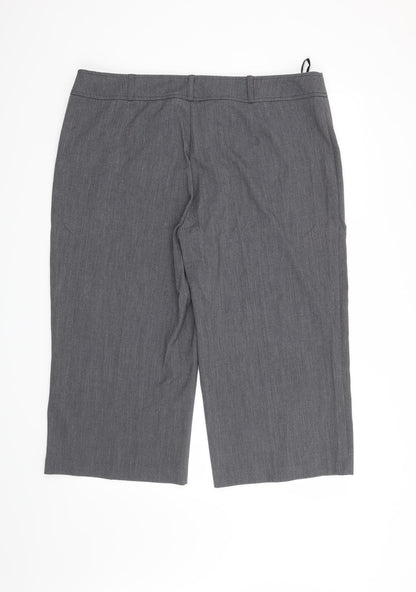 Womens UK Size 18 BHS Regular Fit  Grey Trousers