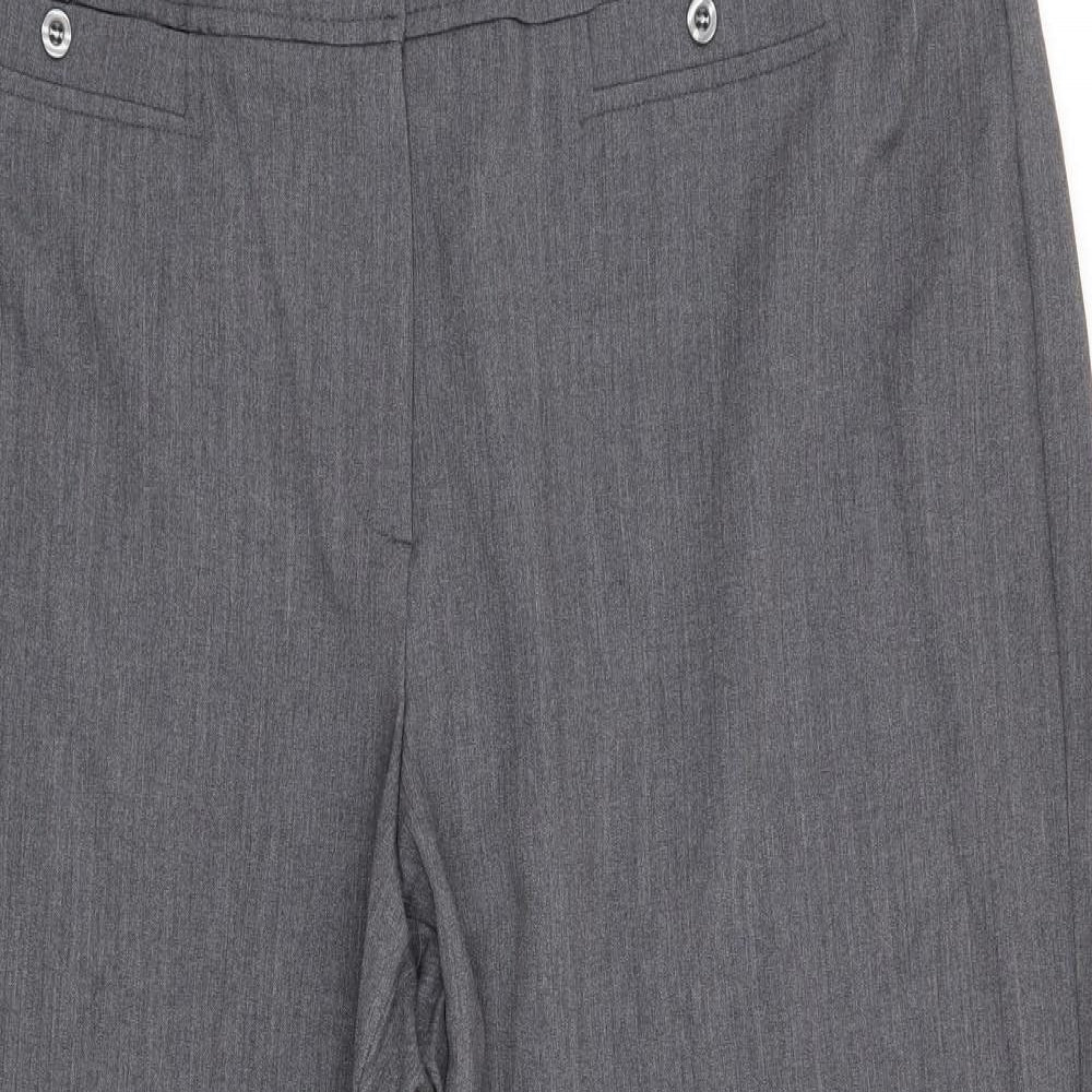 Womens UK Size 18 BHS Regular Fit  Grey Trousers