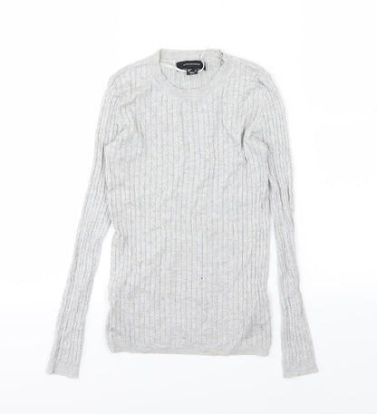Primark Womens Grey  Knit Pullover Jumper Size 6
