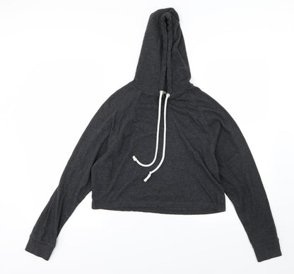 Womens UK Size S Divided by H&M Grey Pullover Hoodie