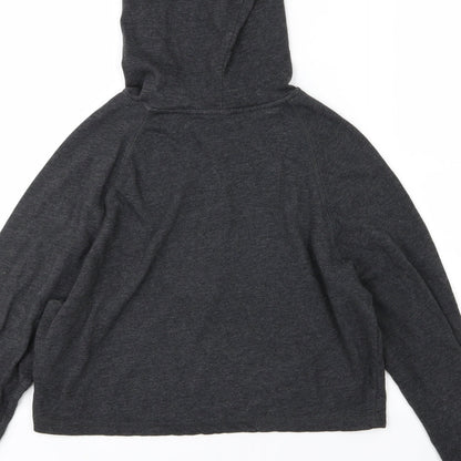 Womens UK Size S Divided by H&M Grey Pullover Hoodie