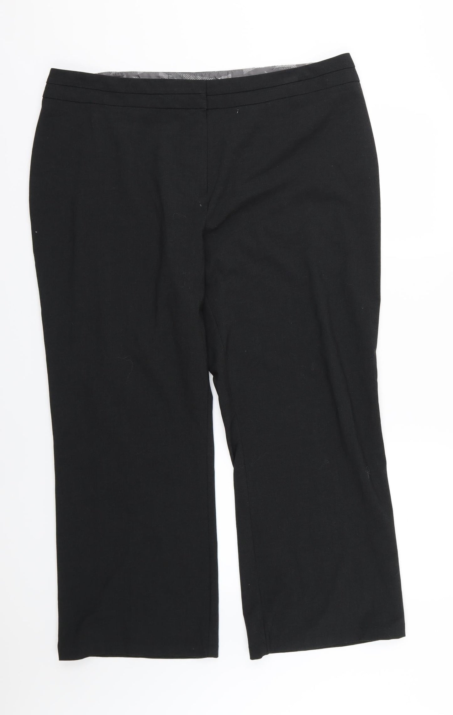 Womens UK Size 40 in Marks and Spencer Regular Fit  Grey Trousers