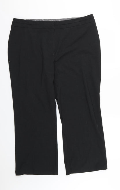 Womens UK Size 40 in Marks and Spencer Regular Fit  Grey Trousers