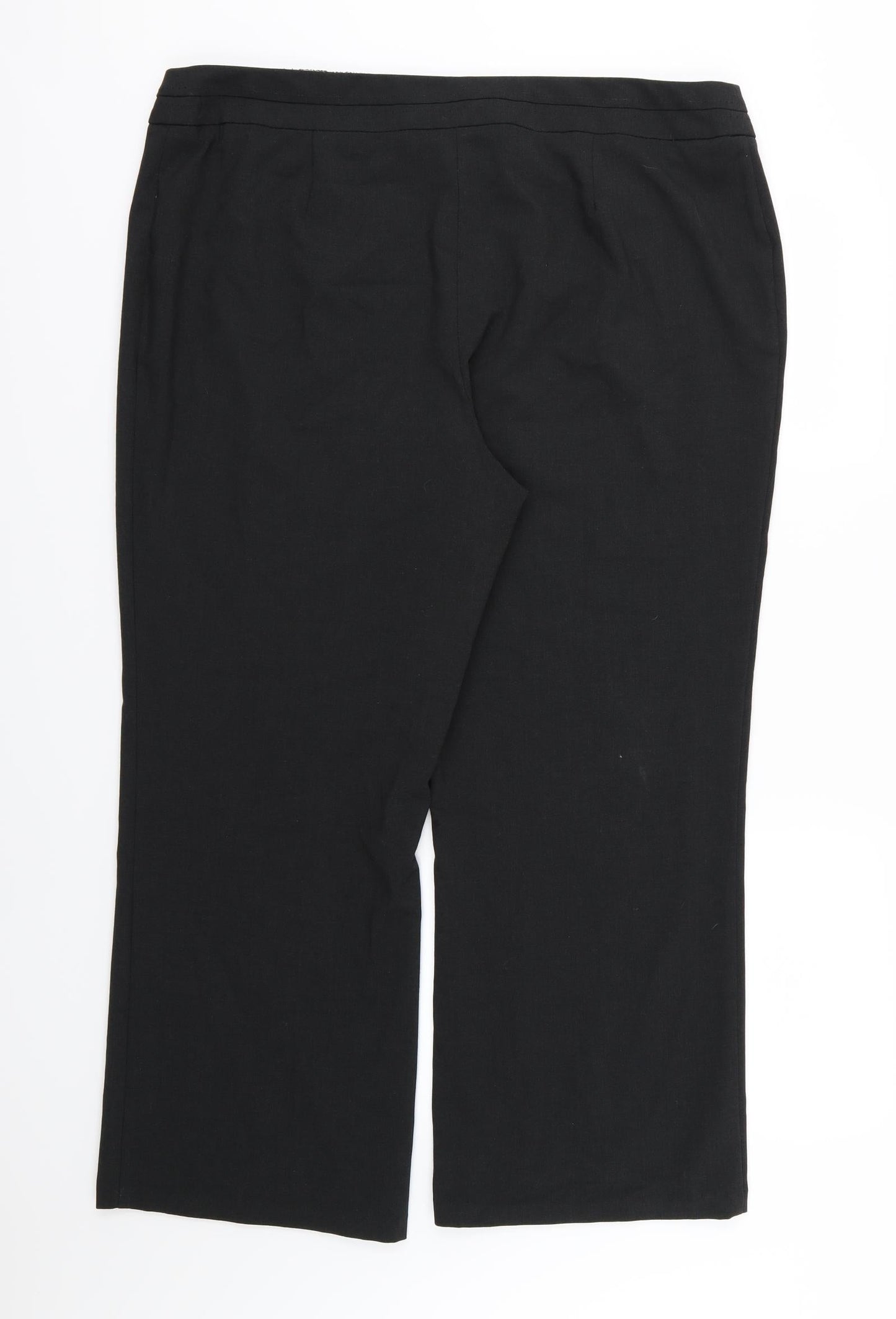 Womens UK Size 40 in Marks and Spencer Regular Fit  Grey Trousers