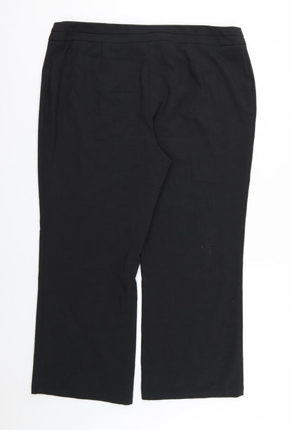 Womens UK Size 40 in Marks and Spencer Regular Fit  Grey Trousers