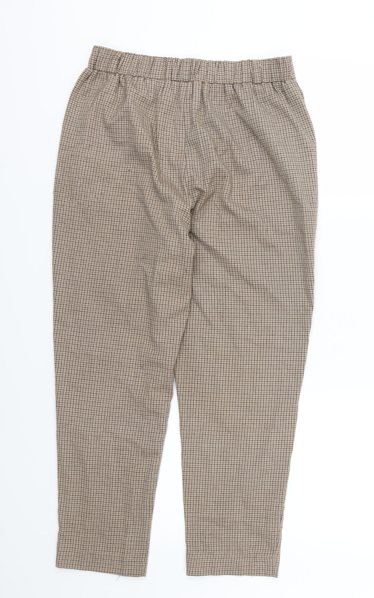 Womens UK Size M Stradivarius Regular Fit  Brown Trousers