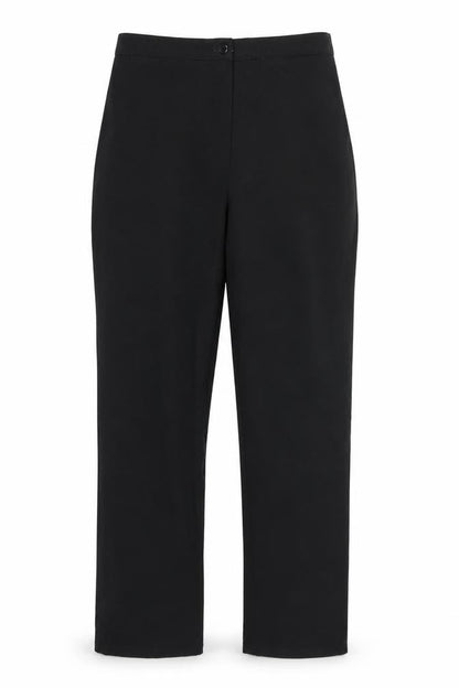 Womens UK Size M Preworn Regular Fit  Black Trousers
