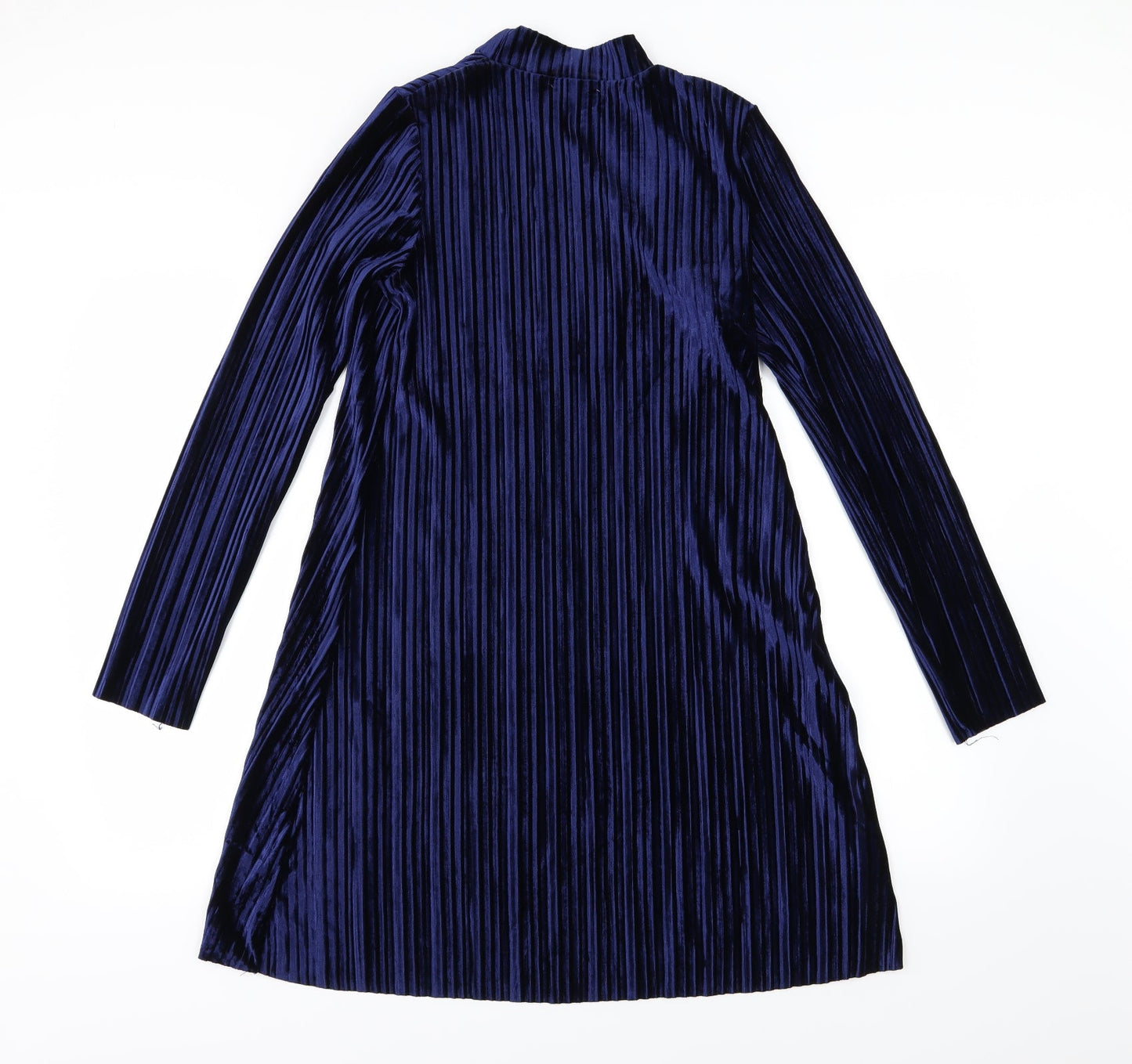 Brave Soul Womens Blue  Velour A-Line  Size S