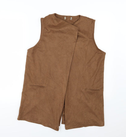 Matalan Womens Brown  Velour Jacket  Size M