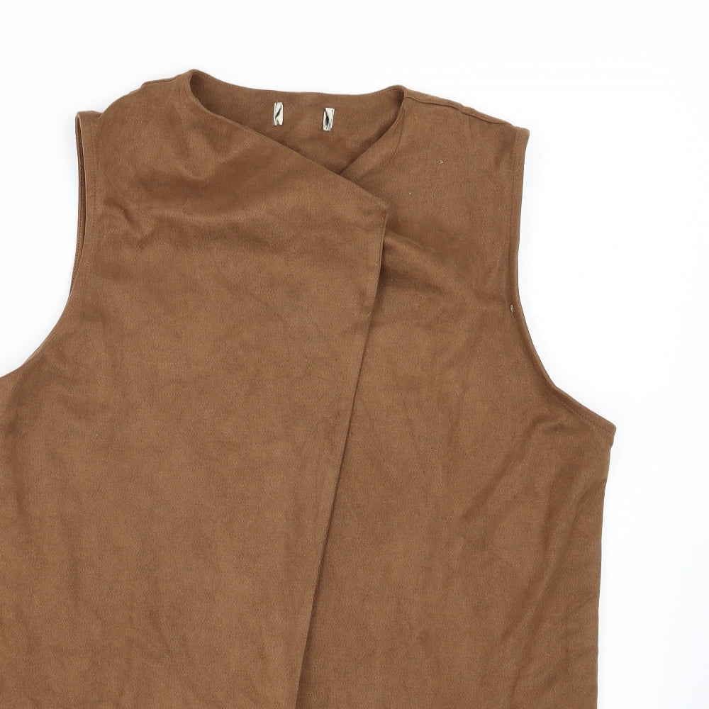 Matalan Womens Brown  Velour Jacket  Size M