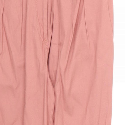 Womens UK Size 12 NEXT Regular Fit  Pink Trousers
