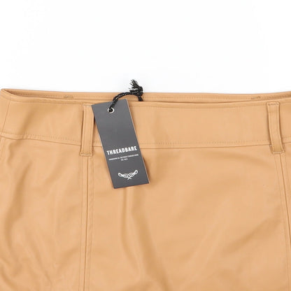 Threadbare Womens Brown   A-Line Skirt Size 10