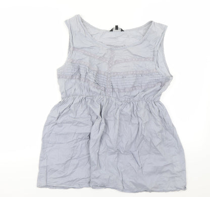 Womens UK Size 16 Papaya Grey Basic T-Shirt