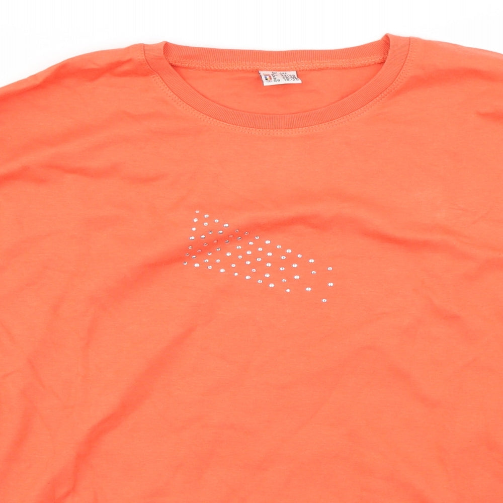 Preworn Womens Orange   Pullover Jumper Size 18