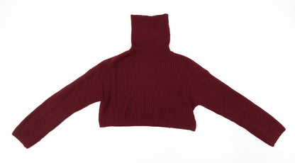 Missguided   Womens Purple   Pullover Jumper Size S
