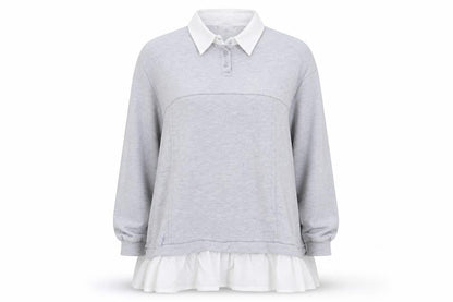Cameo Rose Womens Grey Pullover Jumper Size L