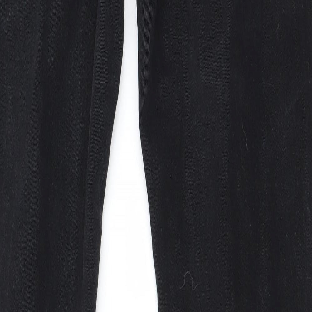 Womens UK Size 34 in Preworn Regular Fit Straight Black Jeans