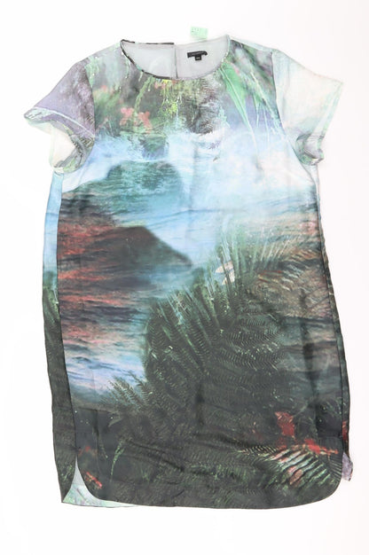 Fullcircle  Womens Green Floral  Basic Blouse Size 14