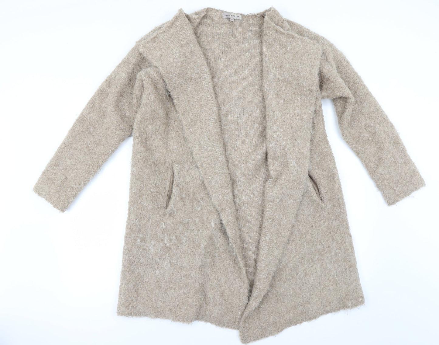 Amaryllis Womens Beige   Cardigan Jumper Size 14
