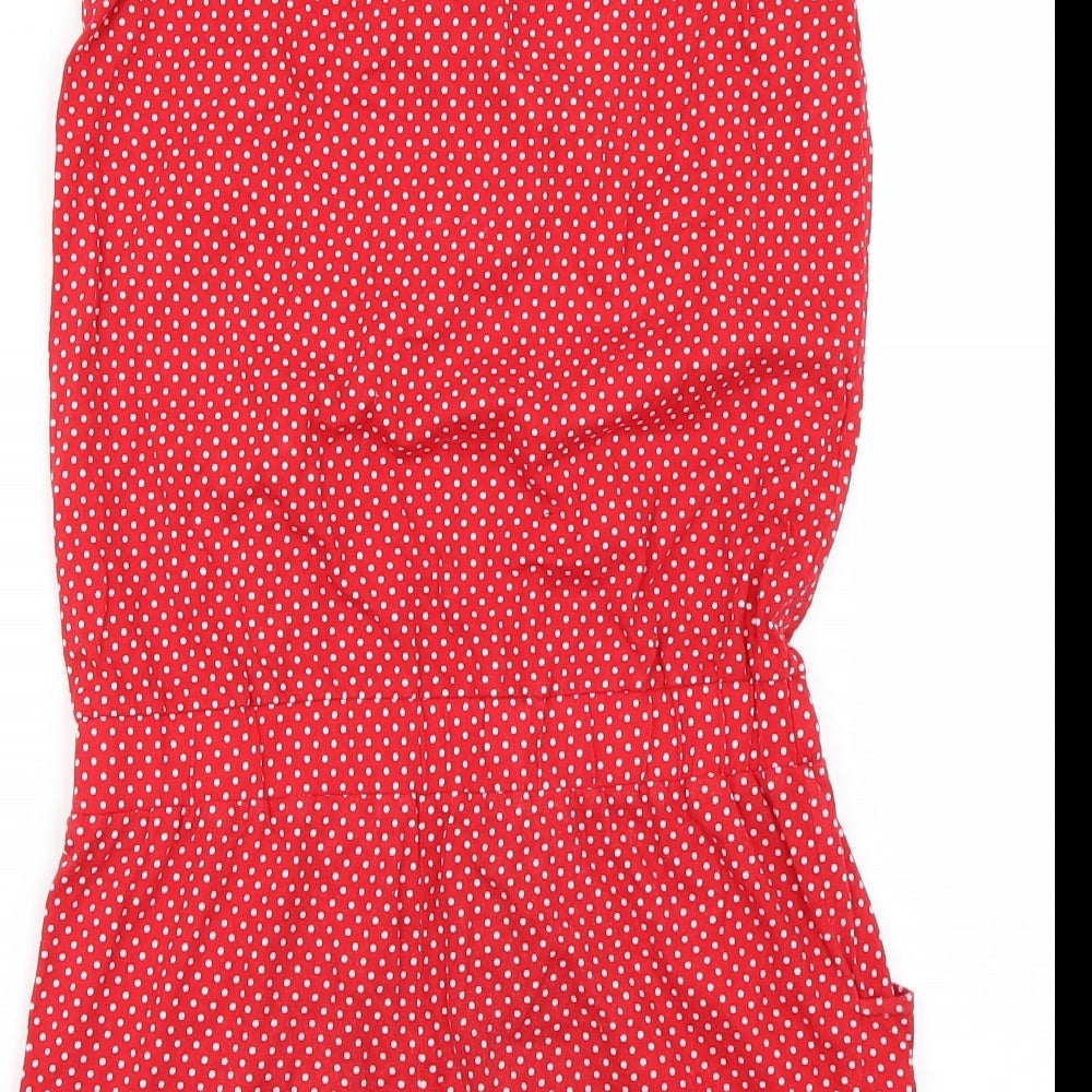 NEXT Girls Red   Jumpsuit One-Piece Size 11 Years