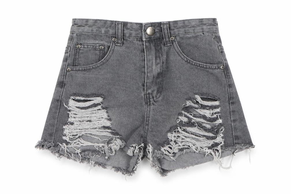 Womens UK Size 6 PRETTYLITTLETHING Regular Fit Cut-Off Shorts