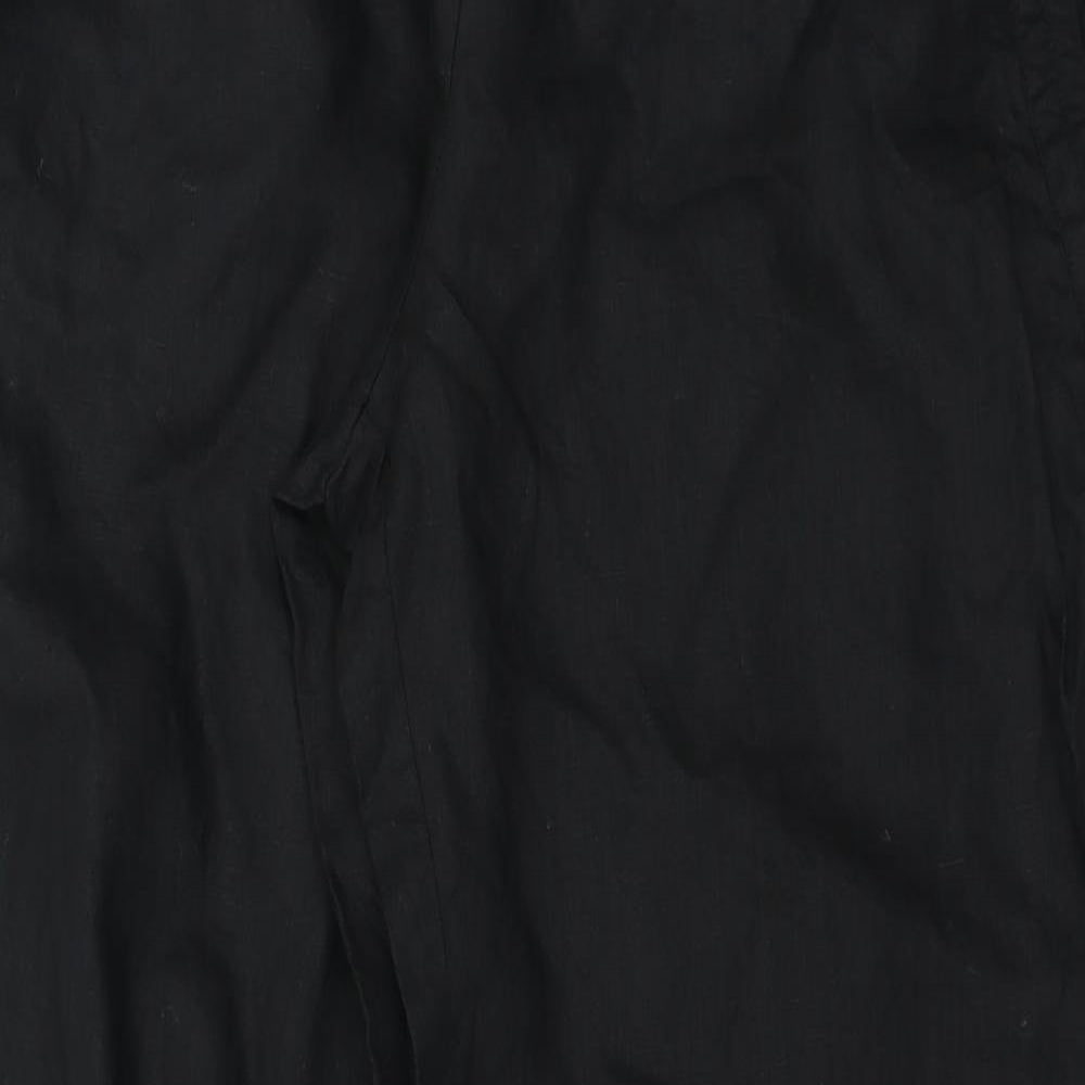 Womens UK Size 34 in Marks and Spencer Regular Fit  Black Trousers