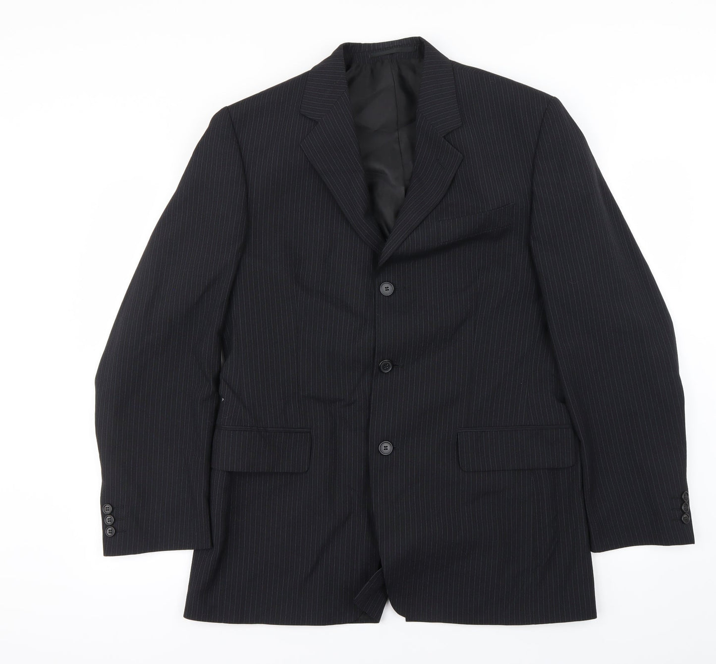F&F Mens Black   Jacket Blazer Size 40