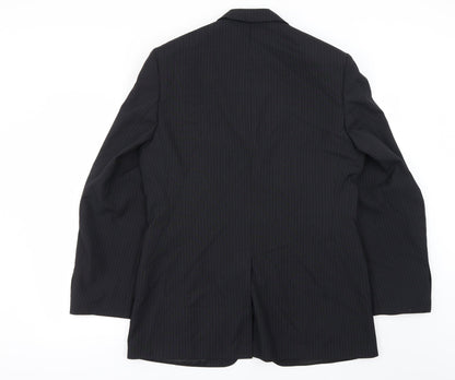 F&F Mens Black   Jacket Blazer Size 40