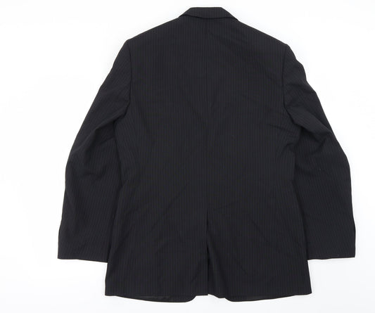 F&F Mens Black   Jacket Blazer Size 40