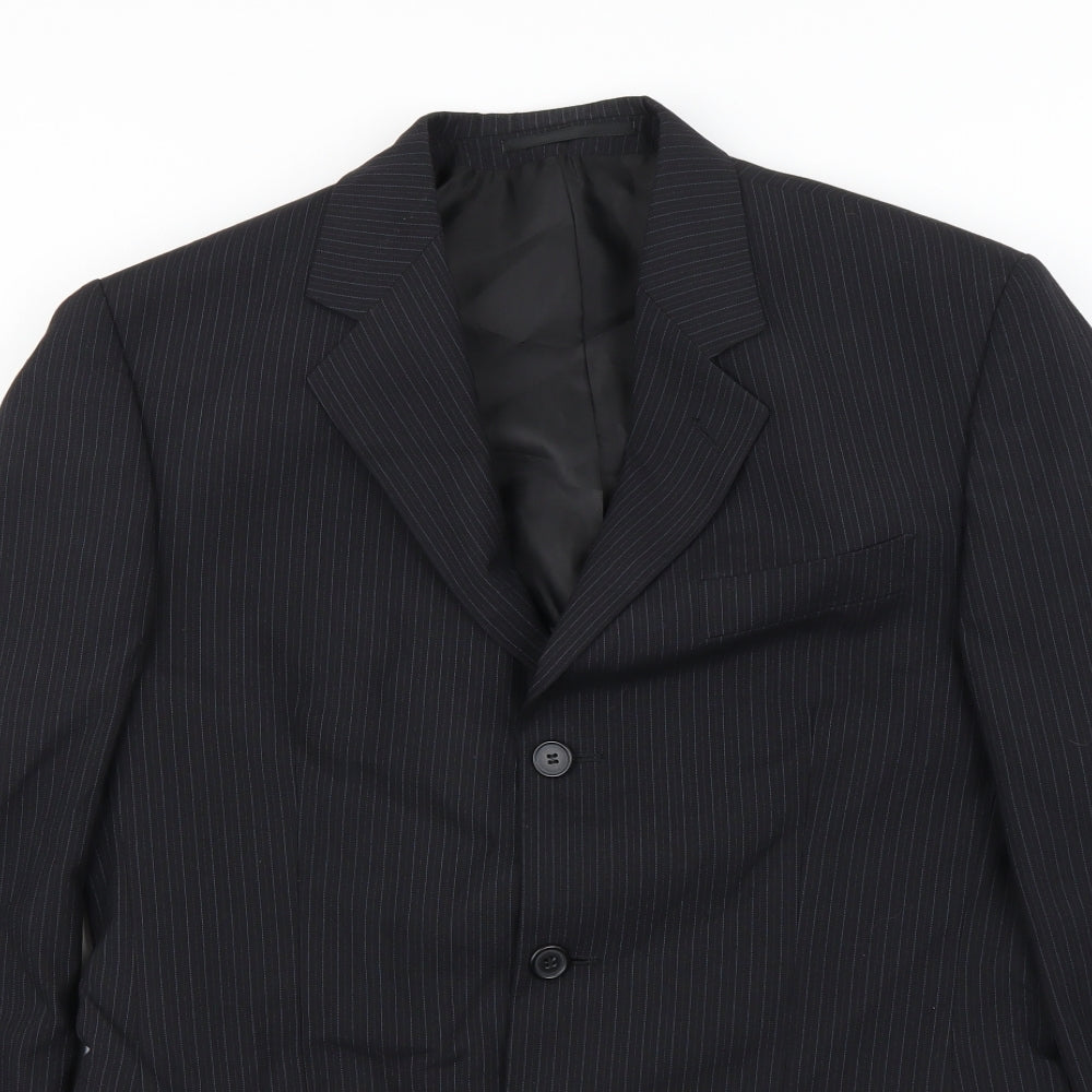 F&F Mens Black   Jacket Blazer Size 40