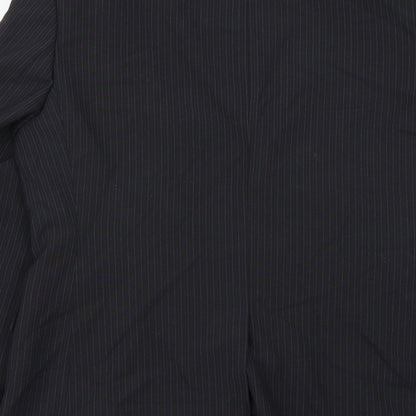 F&F Mens Black   Jacket Blazer Size 40