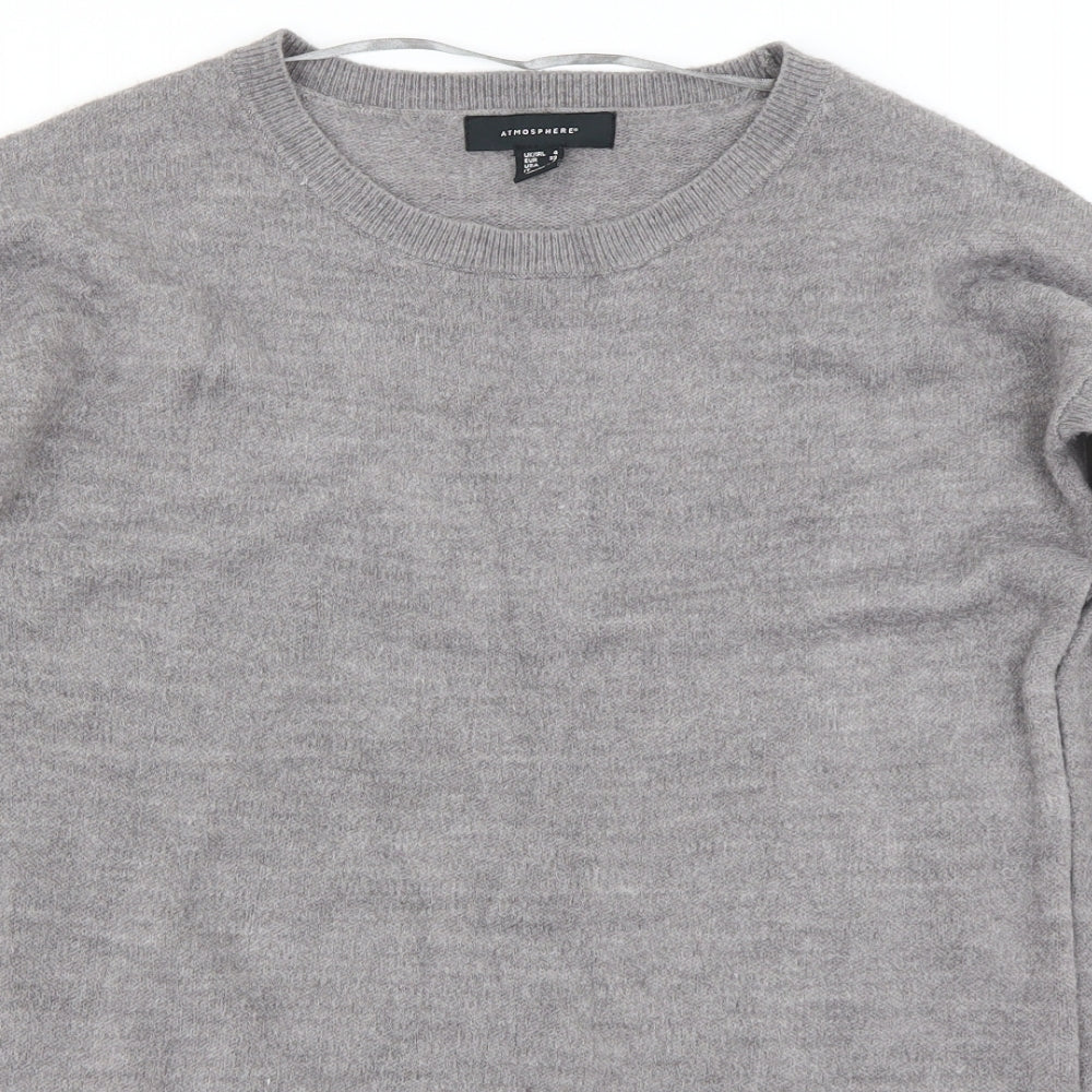 Atmosphere Womens Grey   Pullover Jumper Size 4