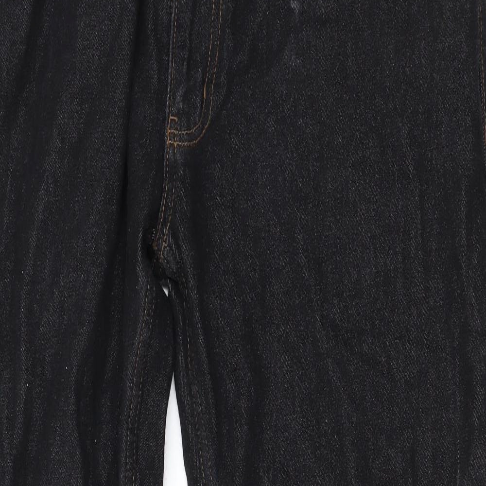 Womens UK Size 36 in Preworn Regular Fit Straight Black Jeans