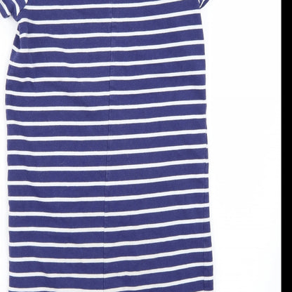 NEXT Girls Blue Striped  Playsuit One-Piece Size 12 Years