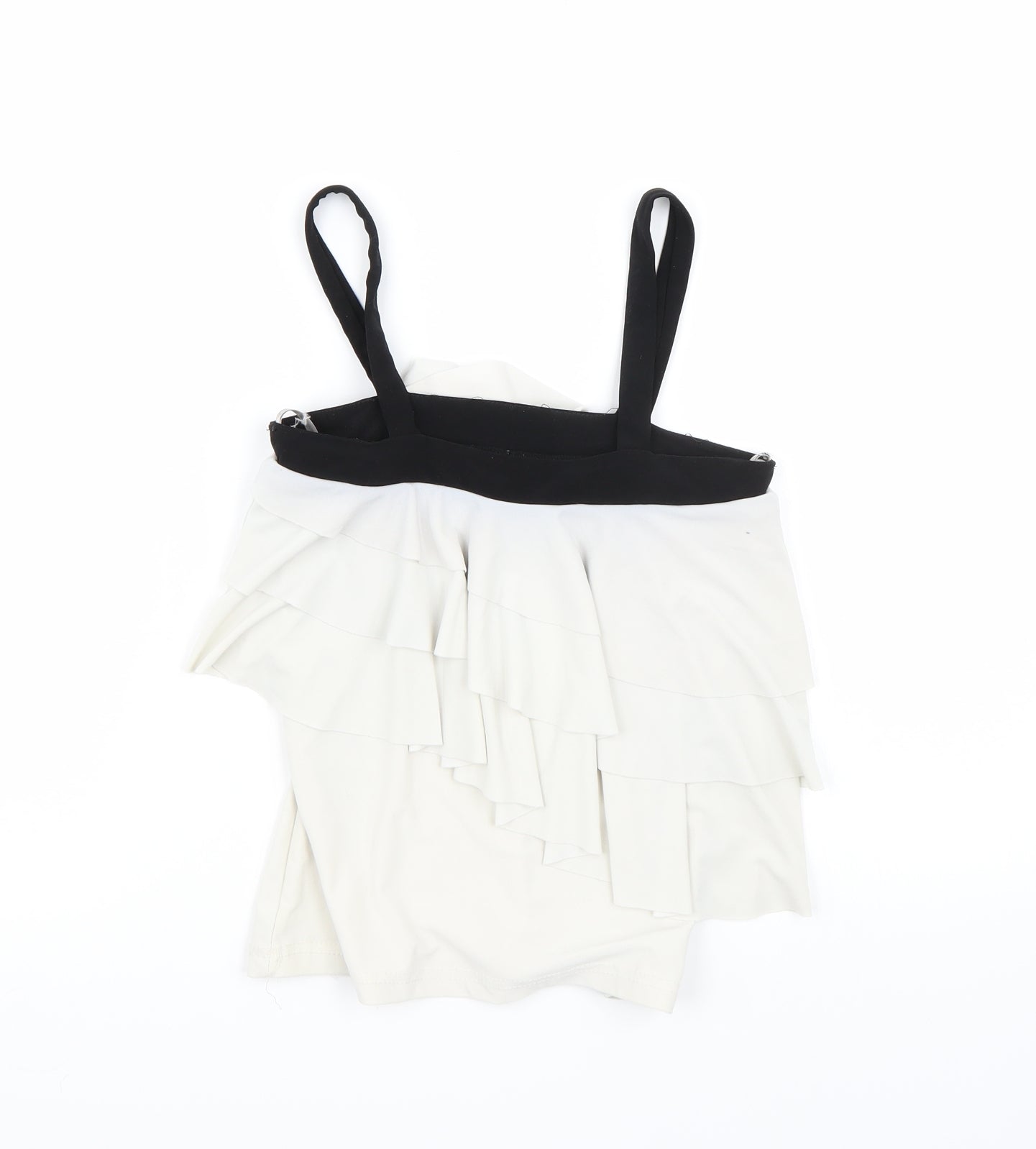 Womens UK Size 10 Riverisland White Basic T-Shirt