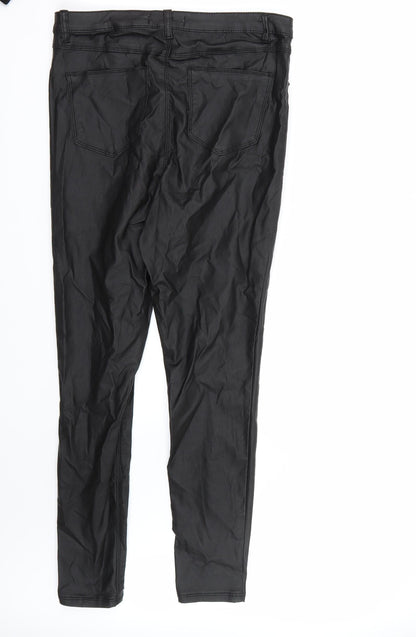 Womens UK Size  Preworn Regular Fit Skinny Black Jeans