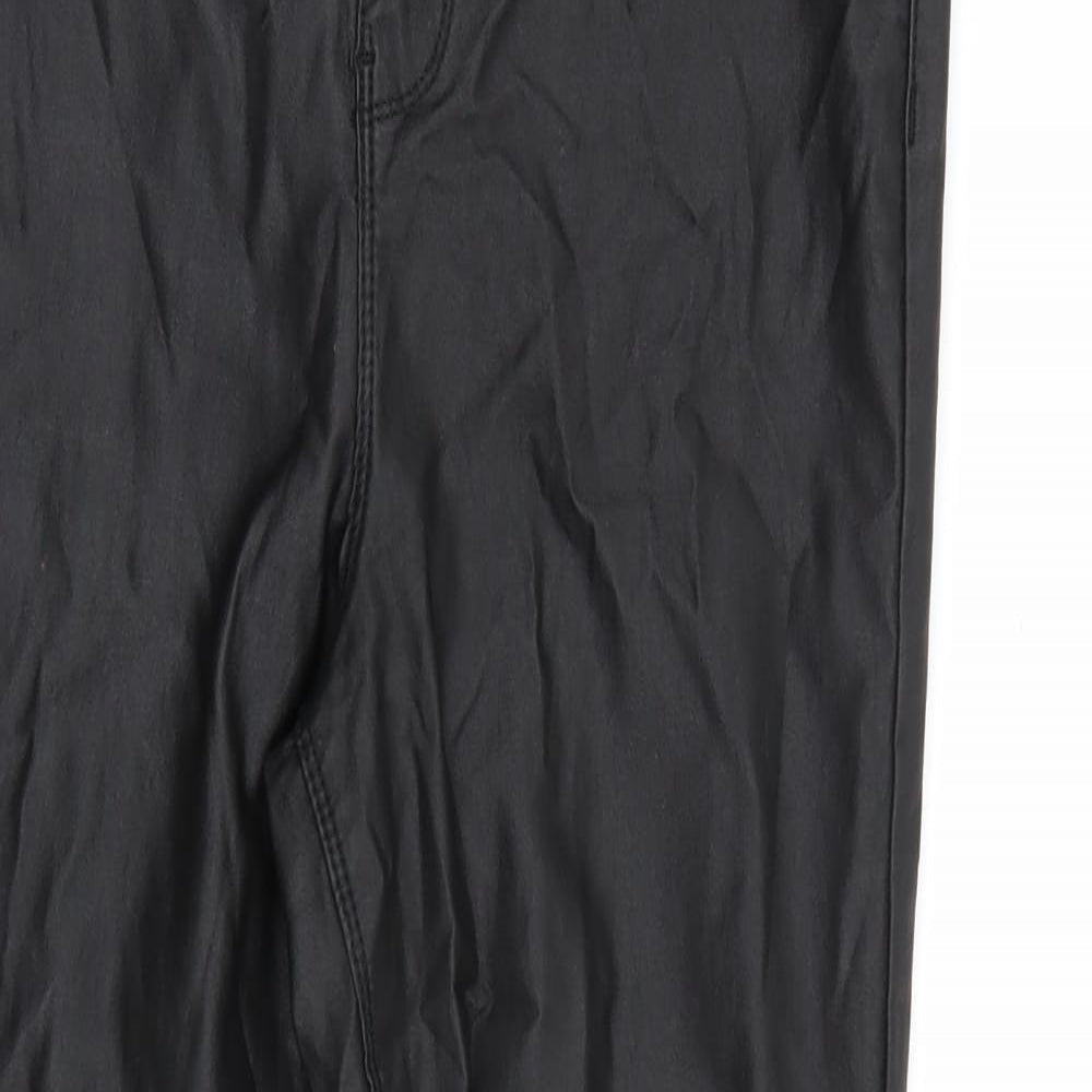 Womens UK Size  Preworn Regular Fit Skinny Black Jeans