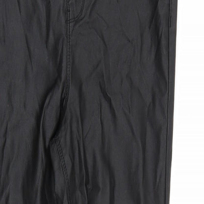 Womens UK Size  Preworn Regular Fit Skinny Black Jeans