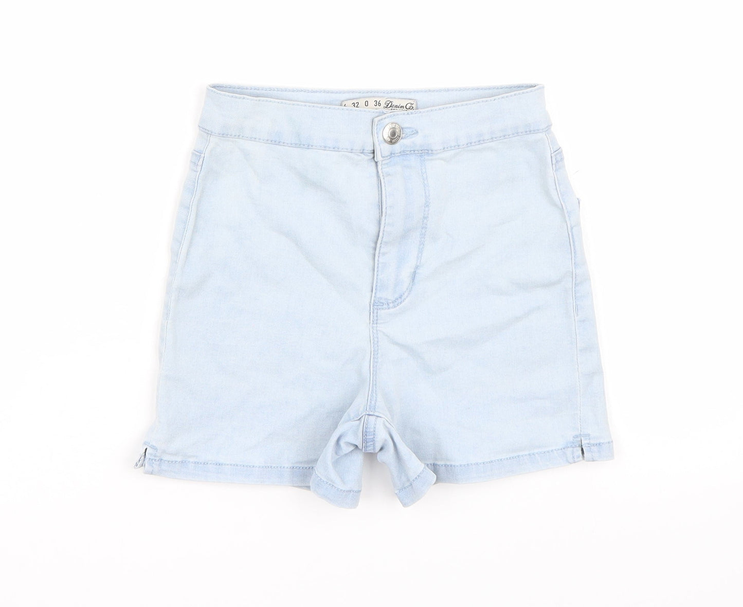 Denim & Co. Womens Blue   Bermuda Shorts Size 4