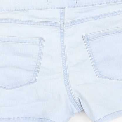 Denim & Co. Womens Blue   Bermuda Shorts Size 4