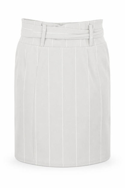 pretty little thing Womens Grey   A-Line Skirt Size 8