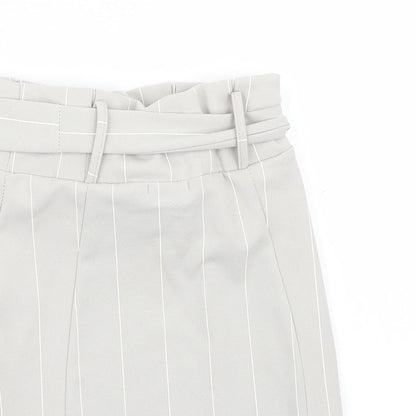 pretty little thing Womens Grey   A-Line Skirt Size 8