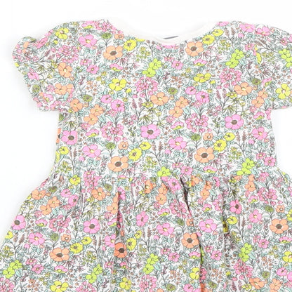 NEXT Girls White Floral  A-Line  Size 3-6 Months