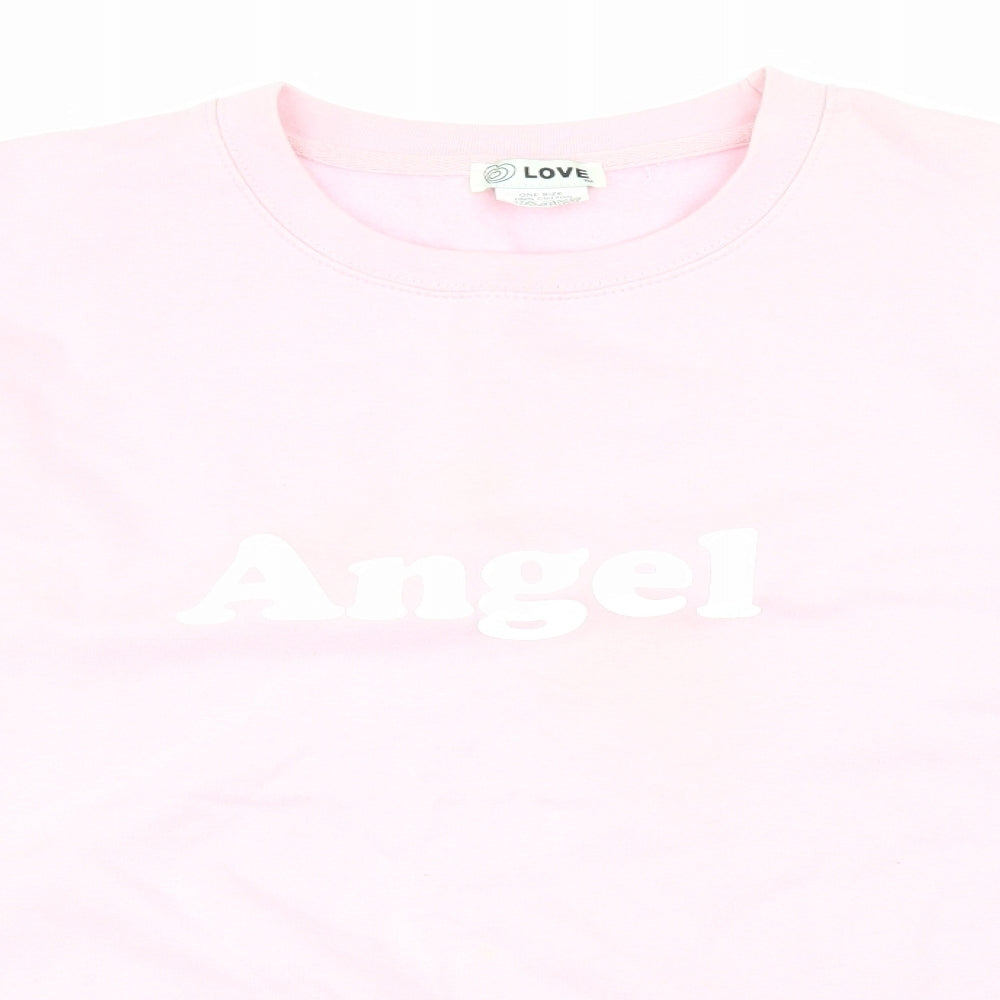 NewLook Womens Pink   Pullover Sweatshirt One Size