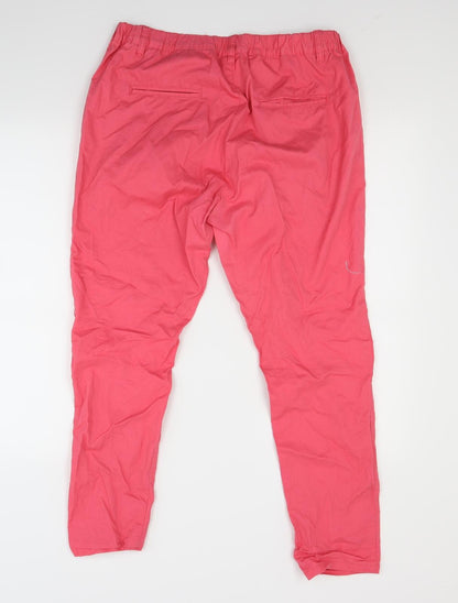 warp Womens Red   Capri Trousers Size 10 L24 in