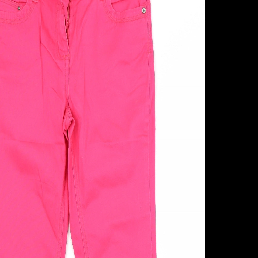 George Womens Red  Denim Skinny Jeans Size 10 L23 in