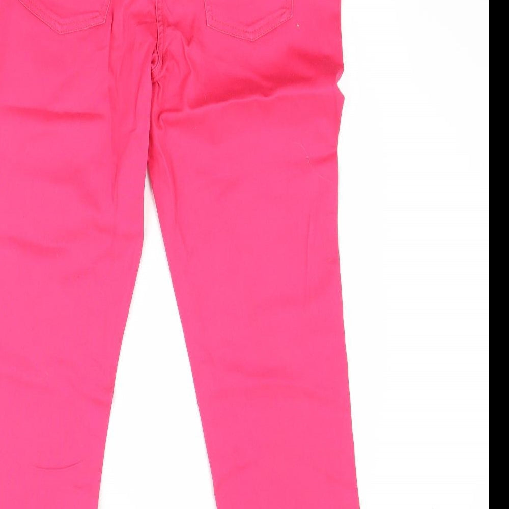 George Womens Red  Denim Skinny Jeans Size 10 L23 in