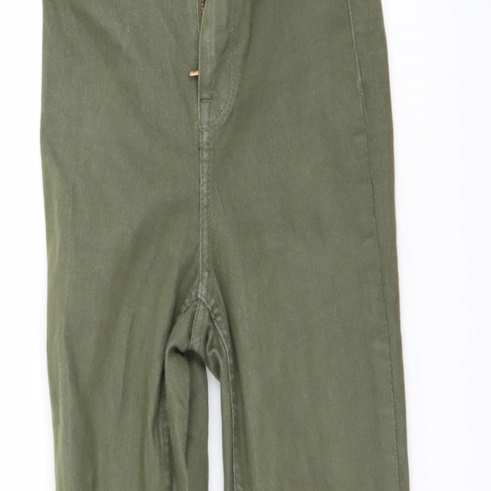diveided Womens Green  Denim Skinny Jeans Size 4 L28 in